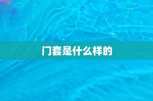 门套是什么样的