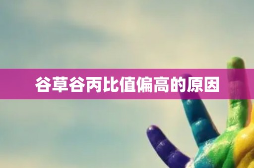 谷草谷丙比值偏高的原因