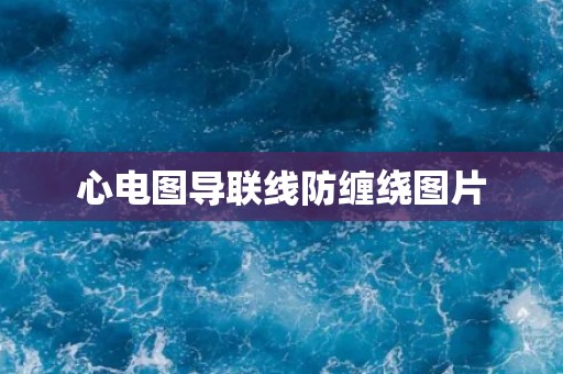 心电图导联线防缠绕图片